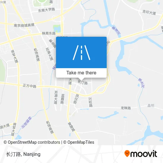 长汀路 map
