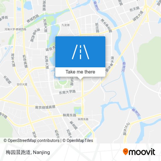 梅园晨跑道 map