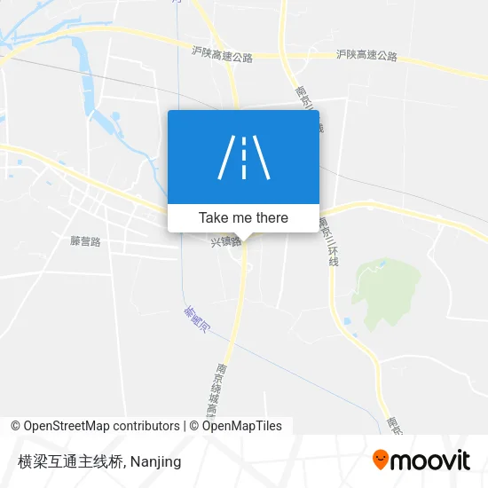 横梁互通主线桥 map