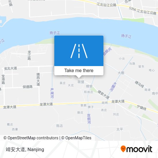 靖安大道 map