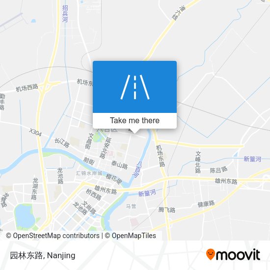 园林东路 map