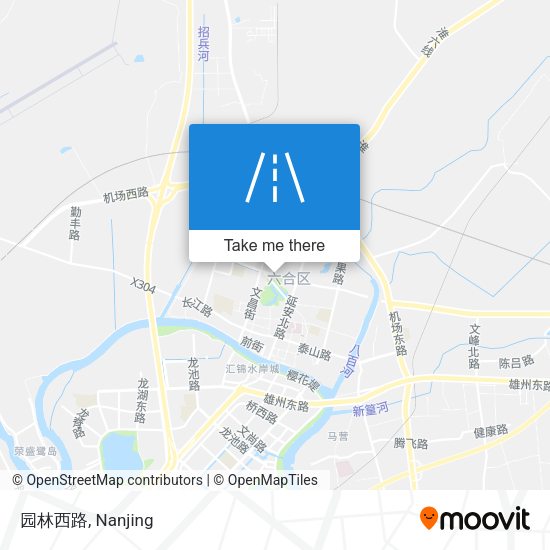 园林西路 map