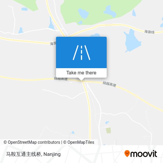 马鞍互通主线桥 map