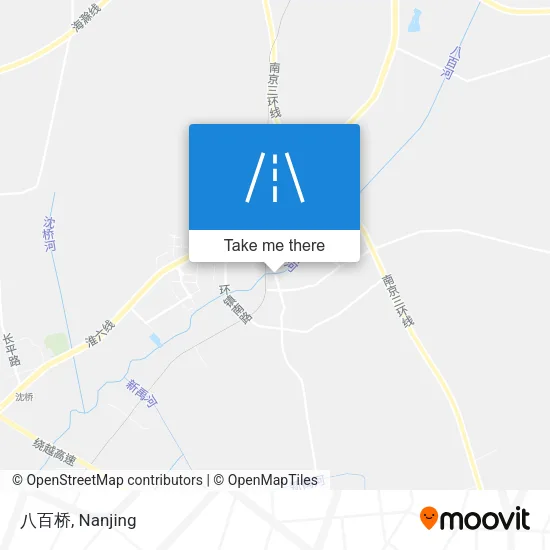 八百桥 map