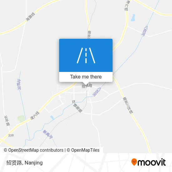 招贤路 map