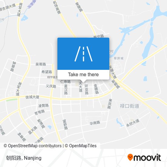 朝阳路 map