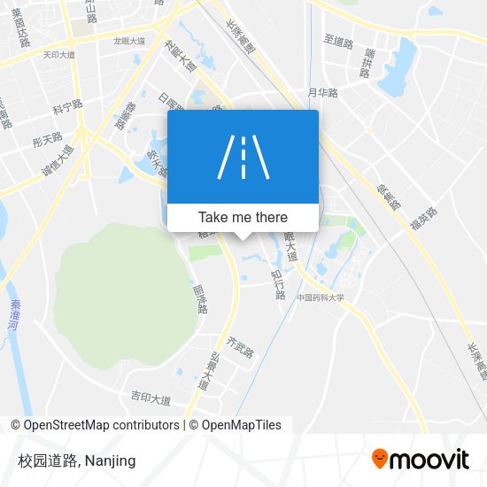 校园道路 map