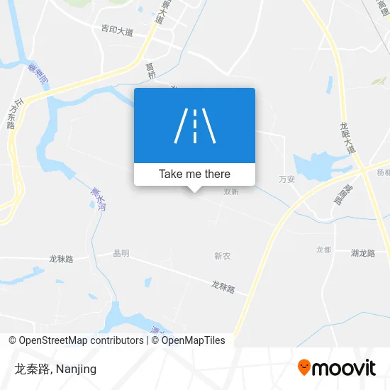 龙秦路 map
