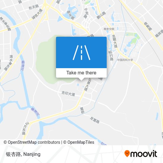 银杏路 map