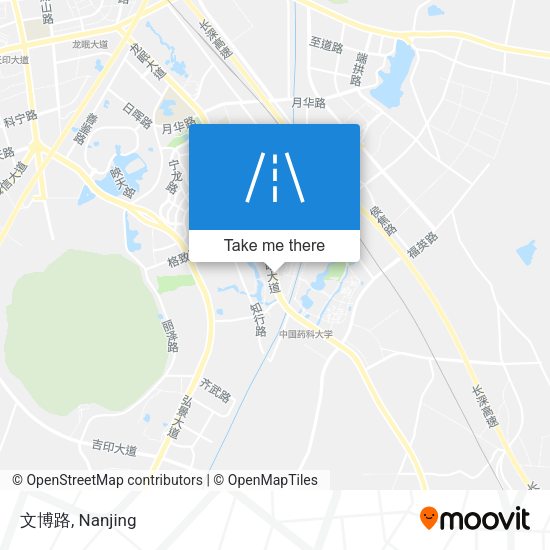 文博路 map