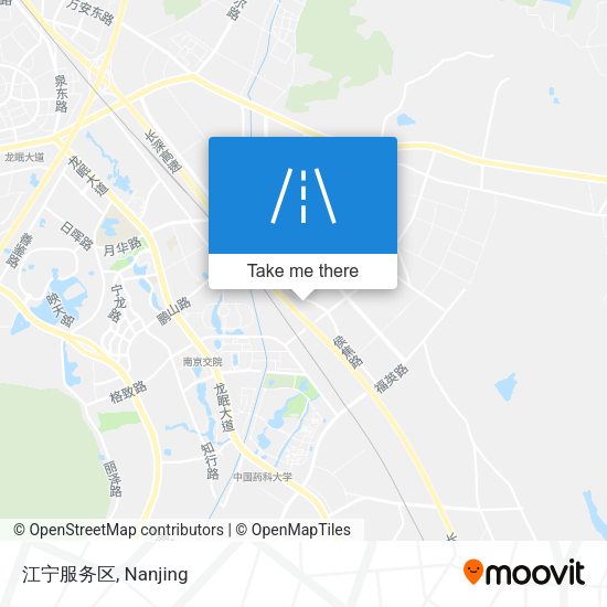 江宁服务区 map