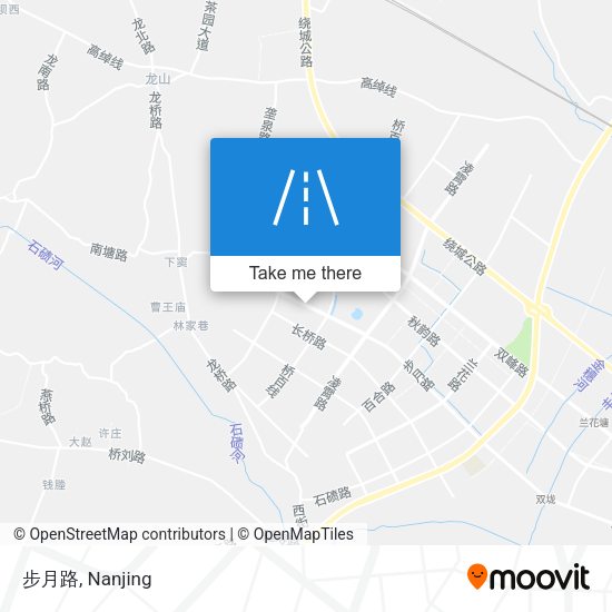 步月路 map