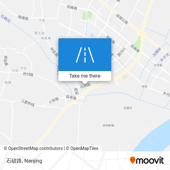 石碛路 map