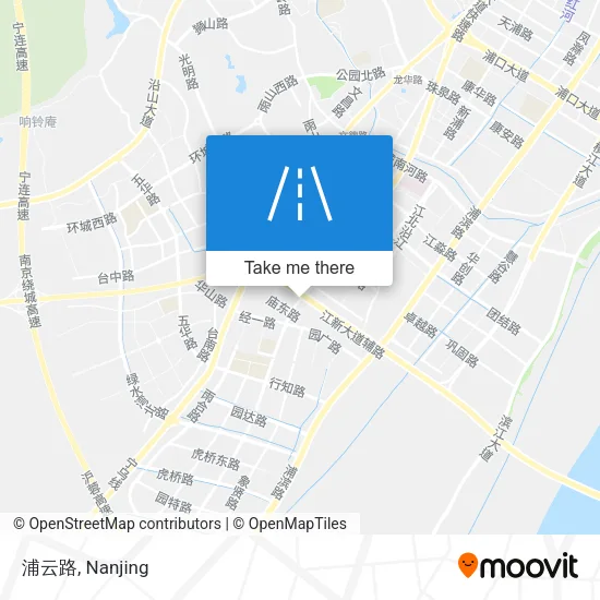 浦云路 map