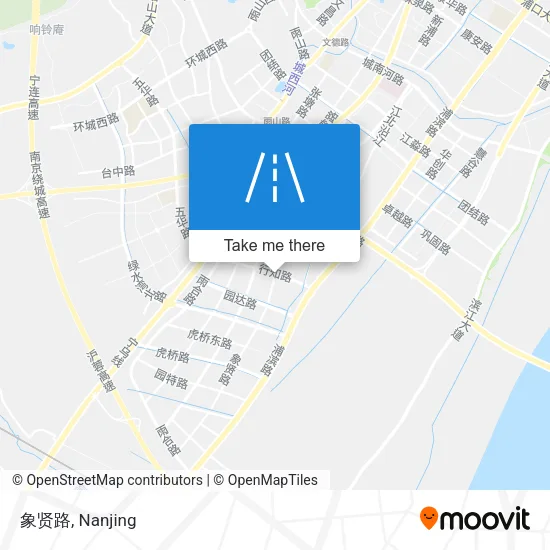 象贤路 map