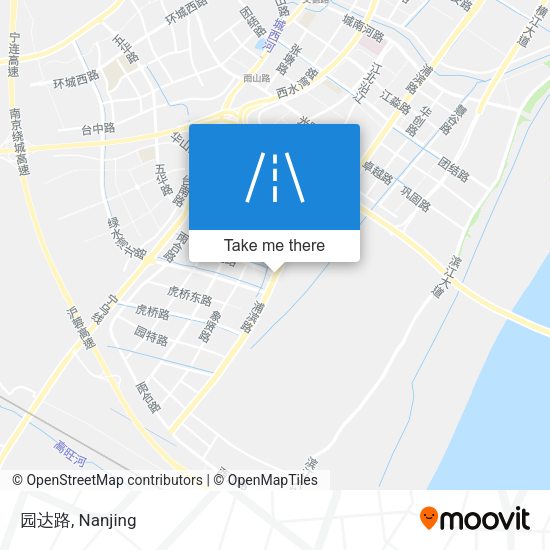 园达路 map