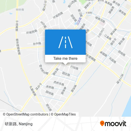 研新路 map