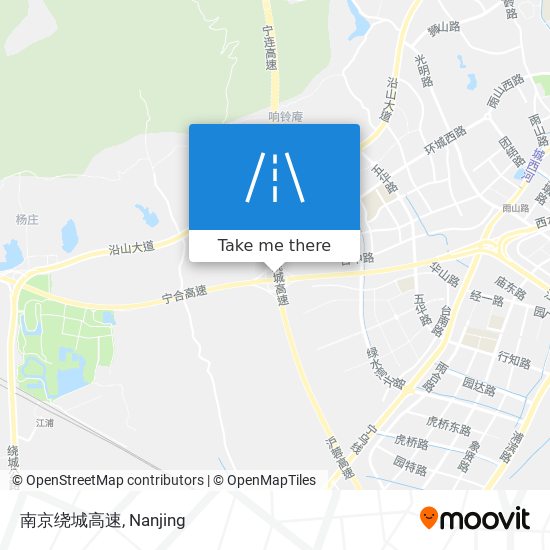 南京绕城高速 map