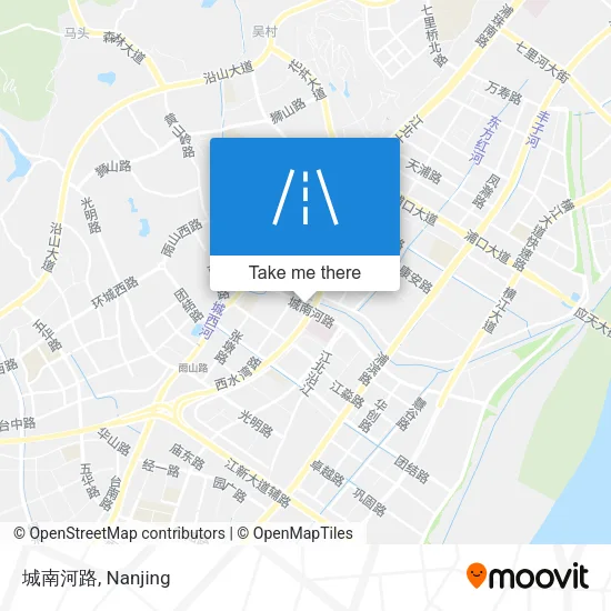 城南河路 map
