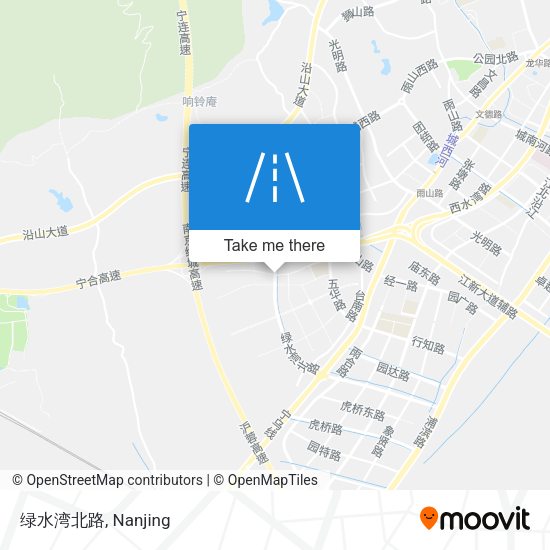 绿水湾北路 map