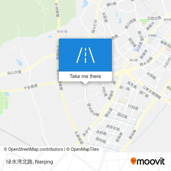 绿水湾北路 map
