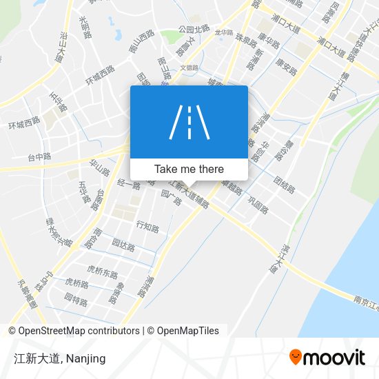 江新大道 map