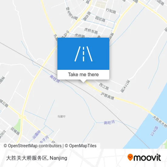 大胜关大桥服务区 map