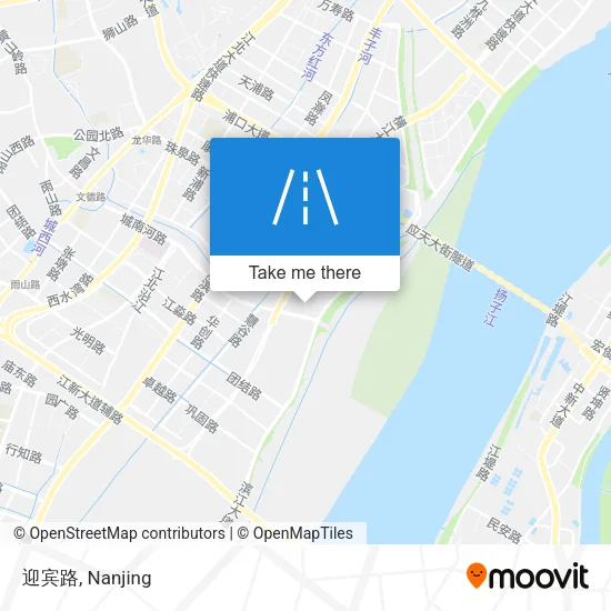 迎宾路 map