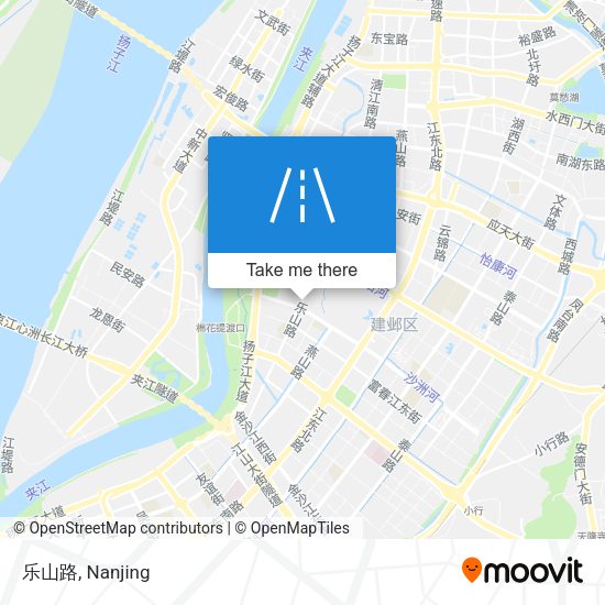 乐山路 map