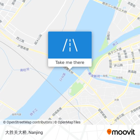 大胜关大桥 map