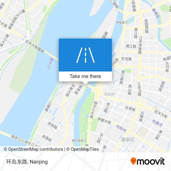 环岛东路 map