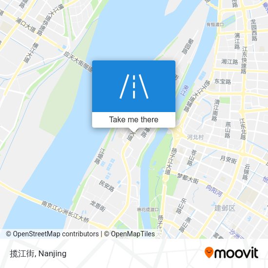 揽江街 map