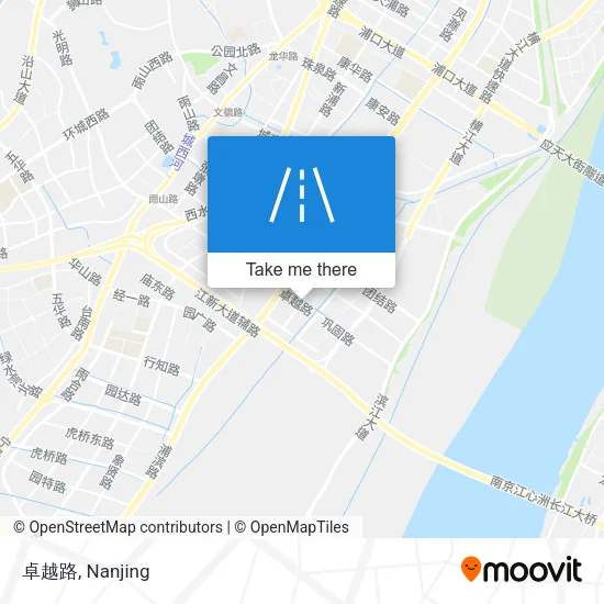 卓越路 map