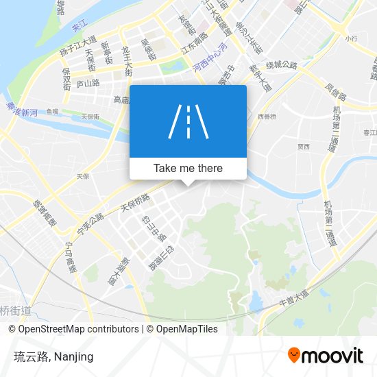 琉云路 map