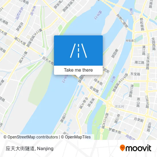 应天大街隧道 map