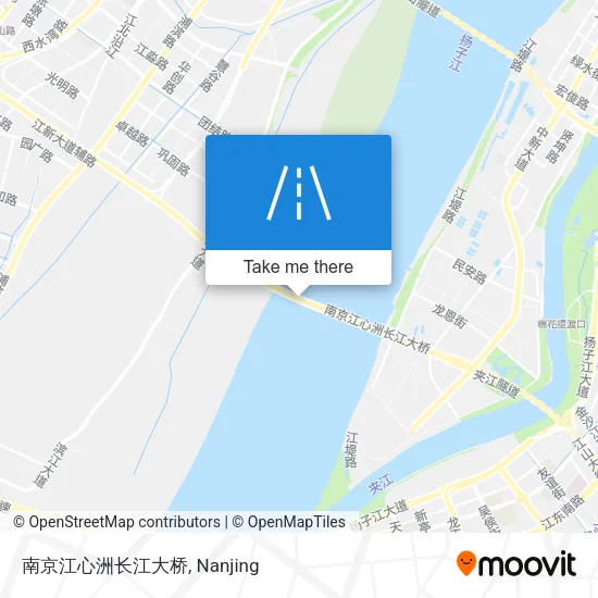 南京江心洲长江大桥 map