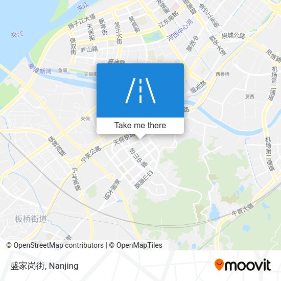 盛家岗街 map