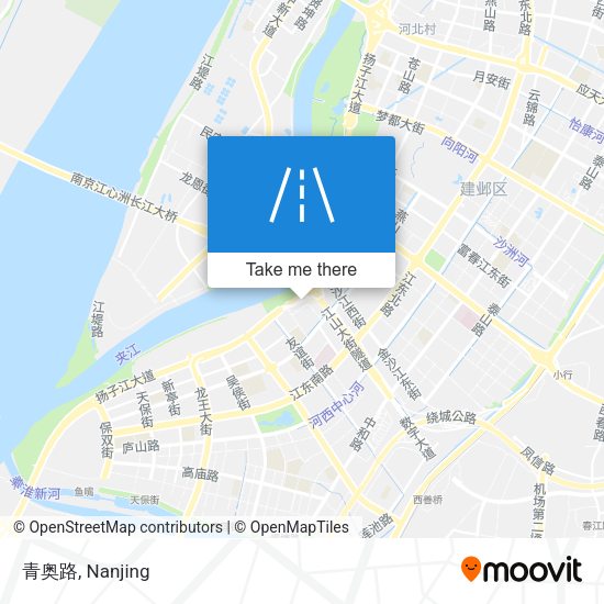 青奥路 map