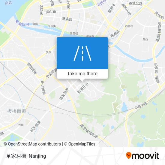 单家村街 map
