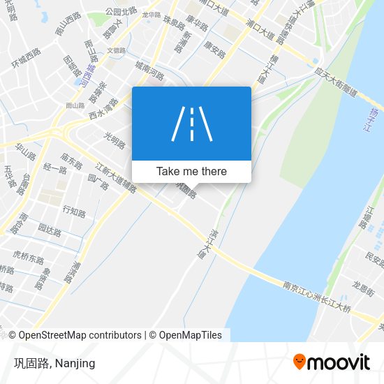 巩固路 map