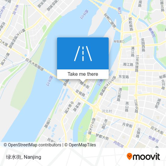 绿水街 map