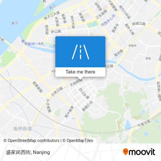 盛家岗西街 map