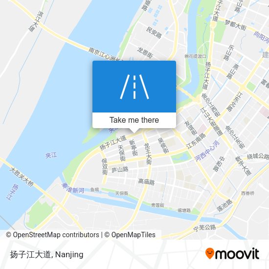 扬子江大道 map