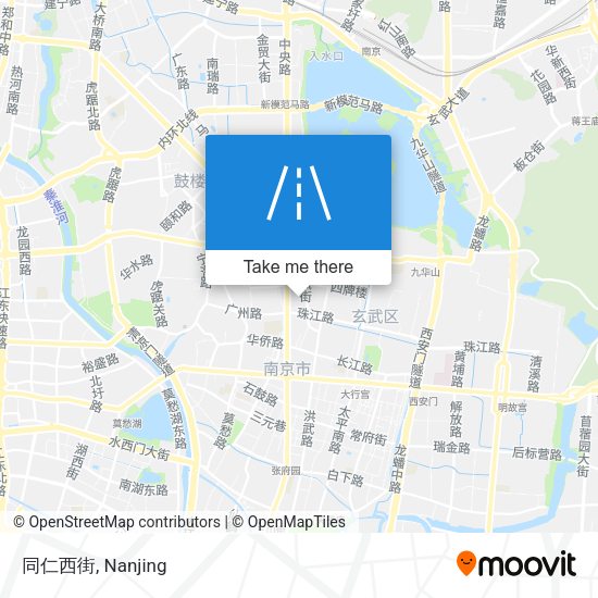 同仁西街 map