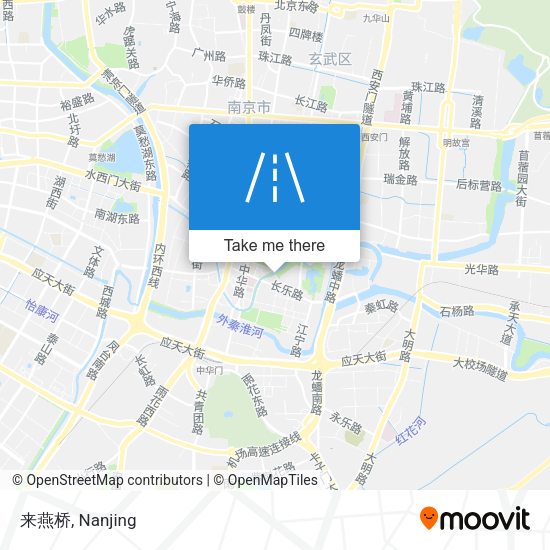 来燕桥 map