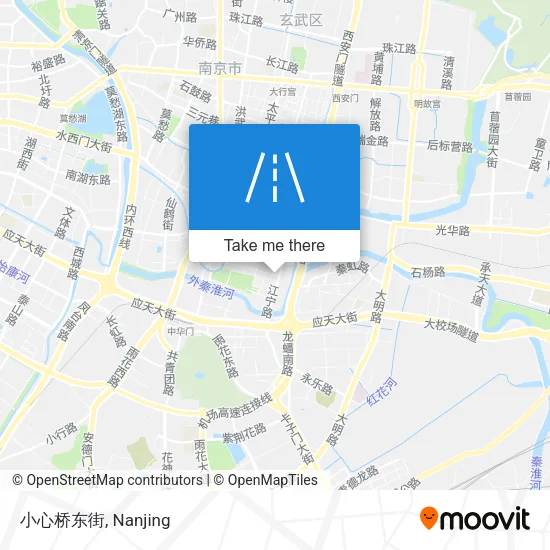 小心桥东街 map