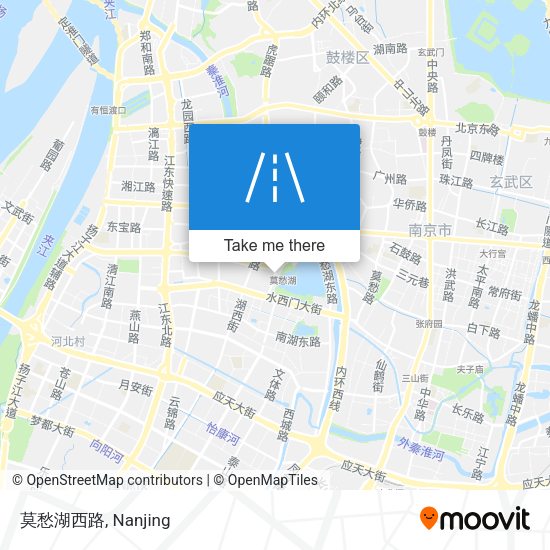 莫愁湖西路 map