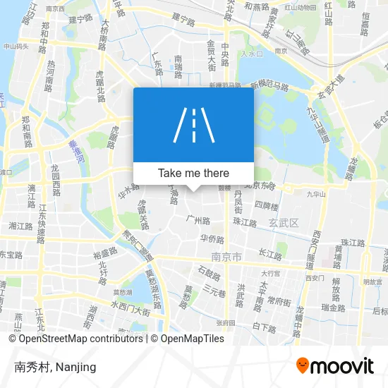南秀村 map
