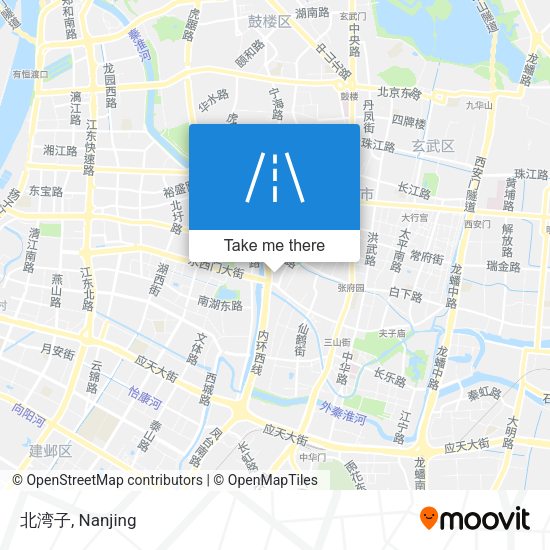 北湾子 map