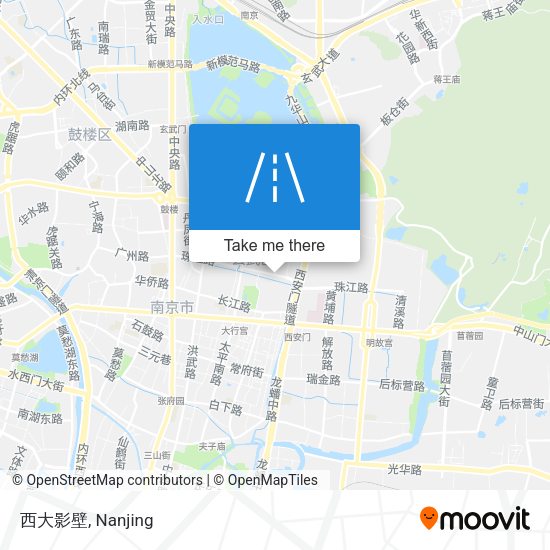 西大影壁 map